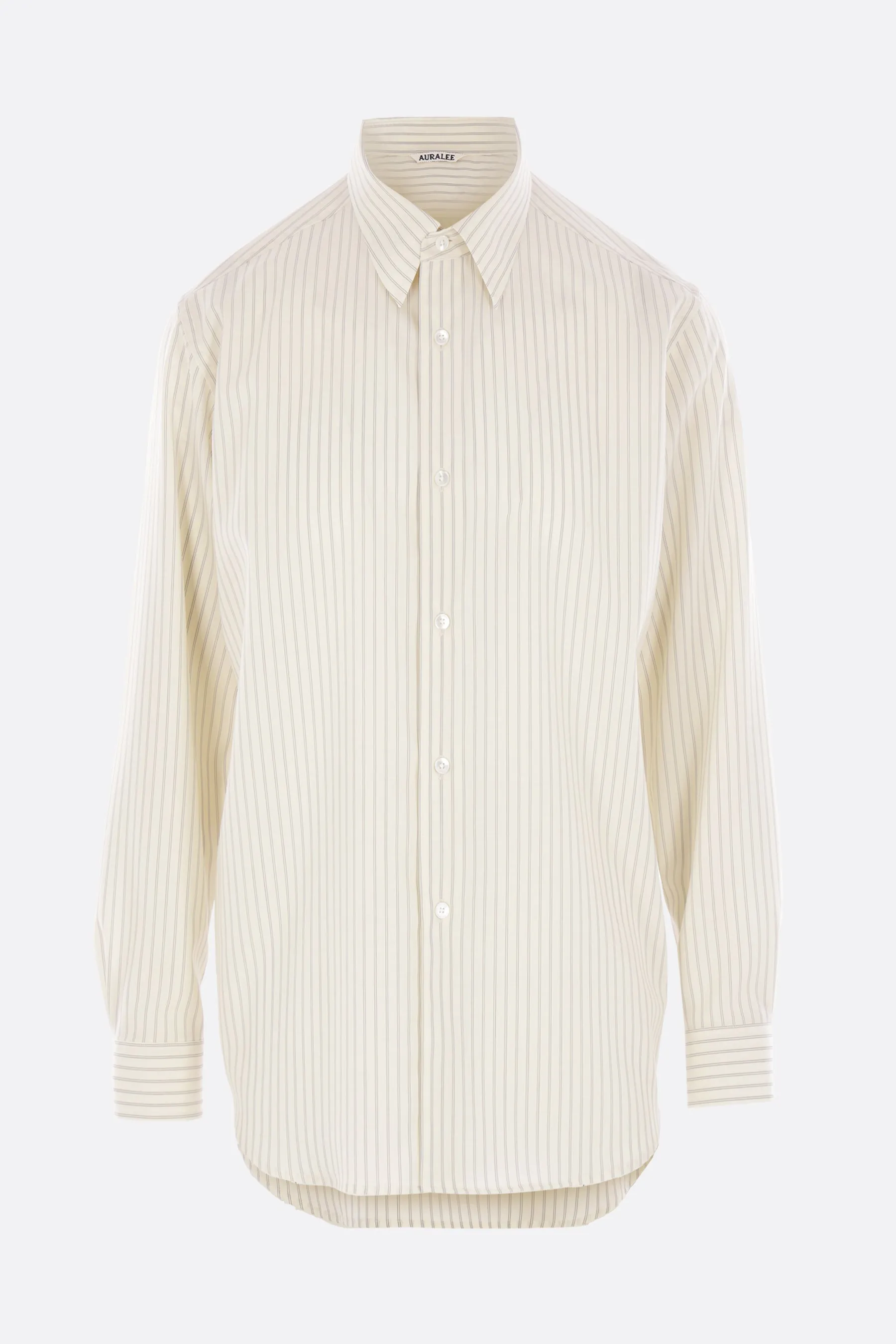 striped wool shirt