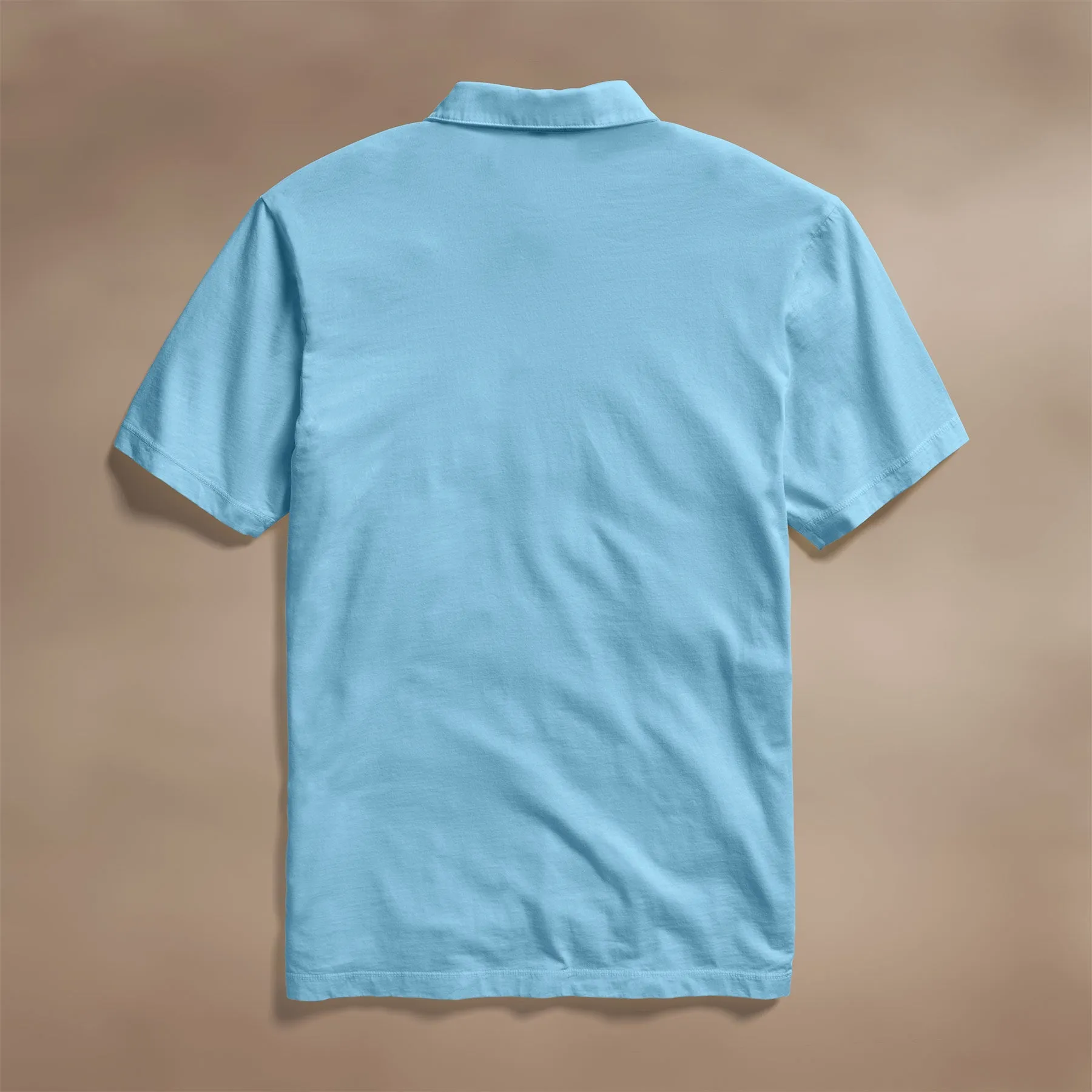 Sueded Jersey Polo - Skipper Pigment