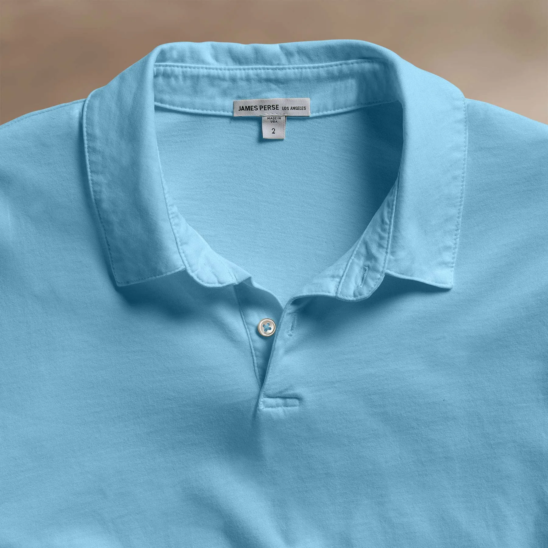 Sueded Jersey Polo - Skipper Pigment
