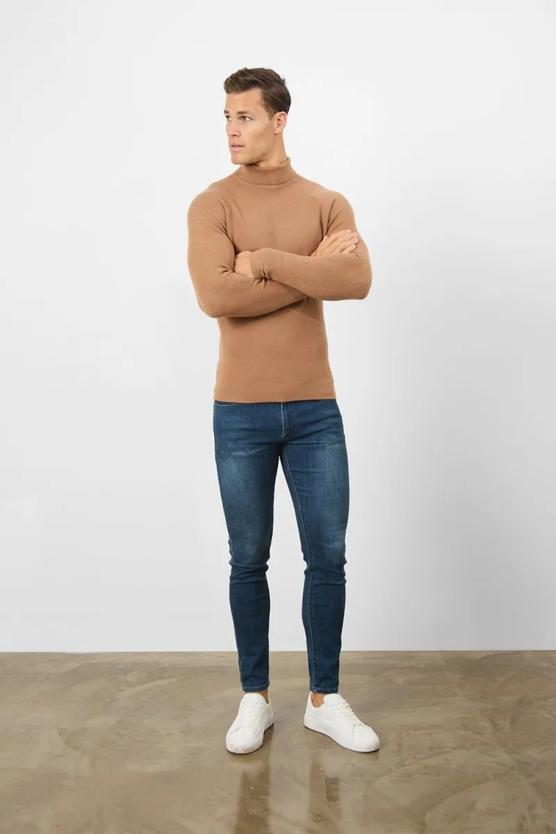 Supersoft Turtleneck in Camel