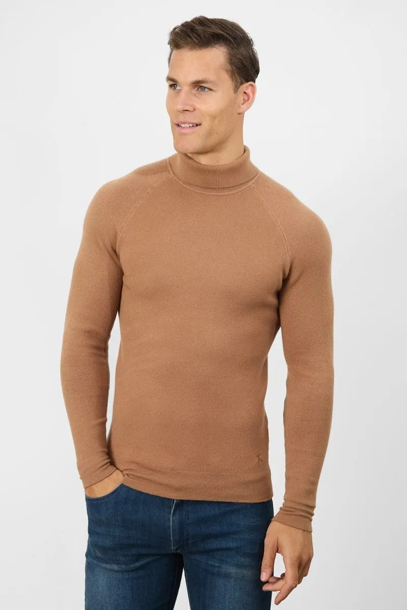 Supersoft Turtleneck in Camel