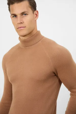 Supersoft Turtleneck in Camel