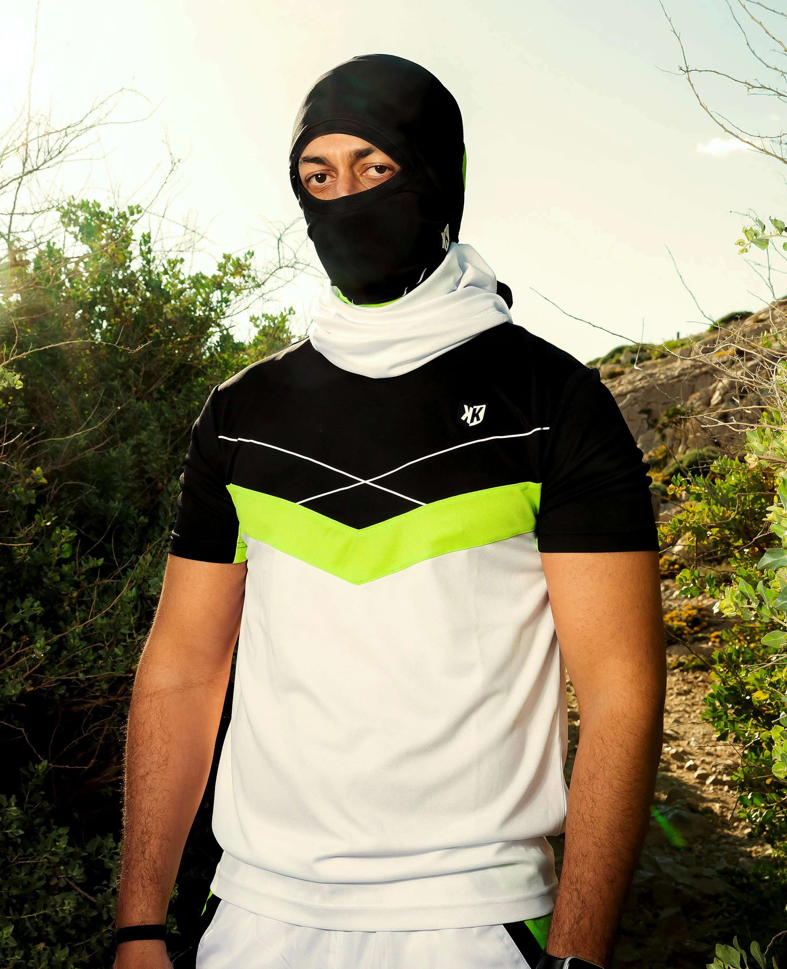 T-shirt FK Game - Noir/Blanc/Vert