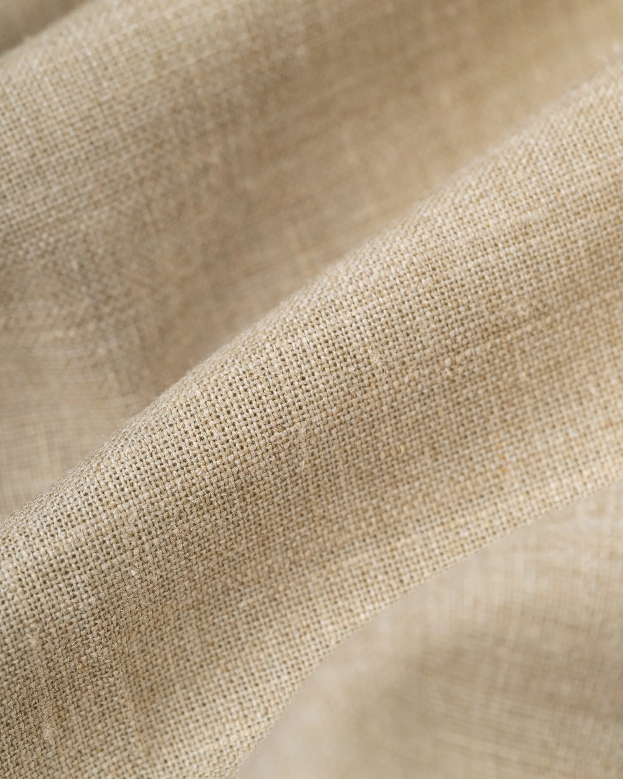 TAN CRASH LINEN TROUSERS