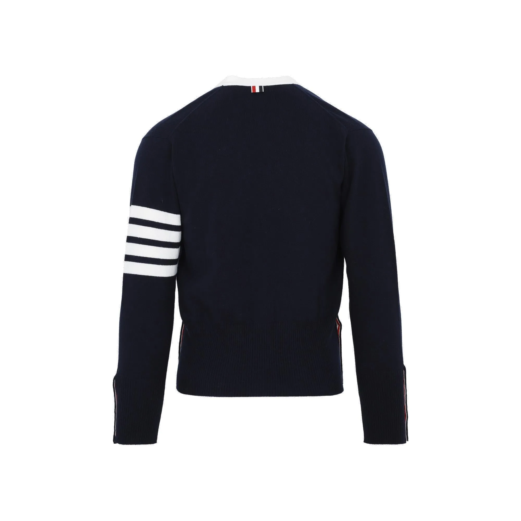 Thom Browne V-Neck Buttoned Cardigan