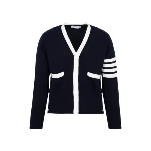 Thom Browne V-Neck Buttoned Cardigan