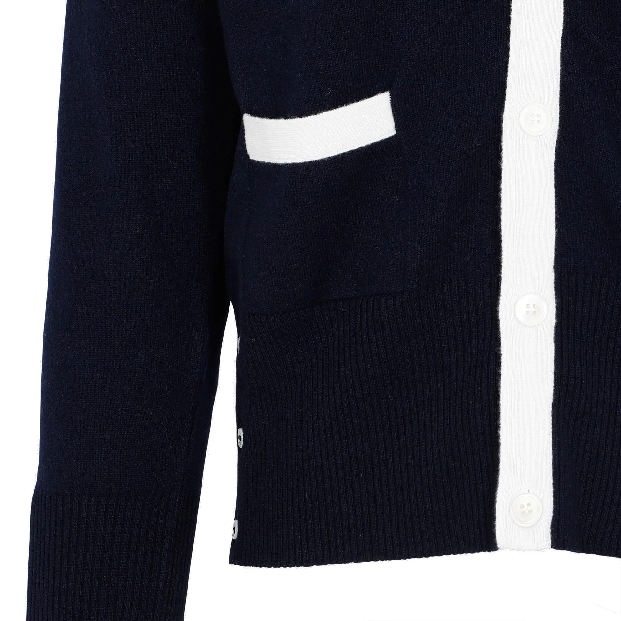 Thom Browne V-Neck Buttoned Cardigan