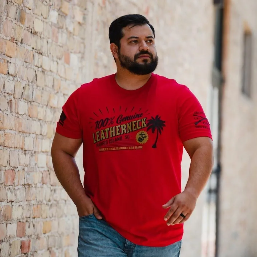 USMC - Parris Island T-Shirt - Red