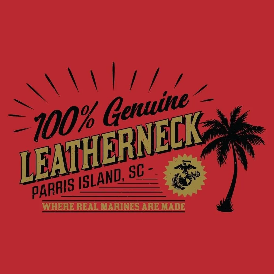USMC - Parris Island T-Shirt - Red