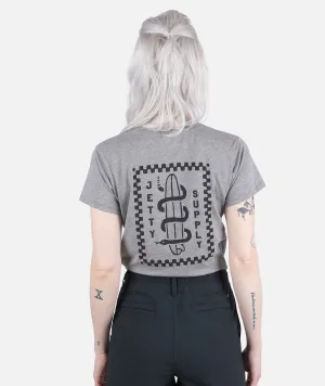 Wave Snake Tee - Grey