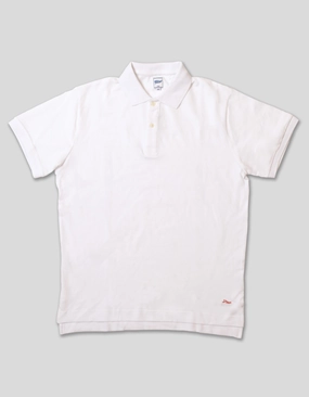 WHITE PIQUE PENNANT POLO