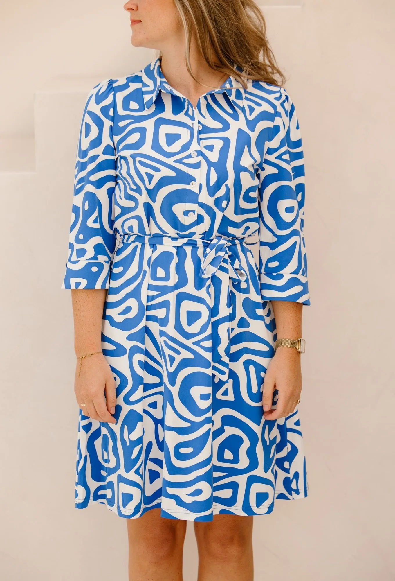Wilke dress 245 cobalt blue