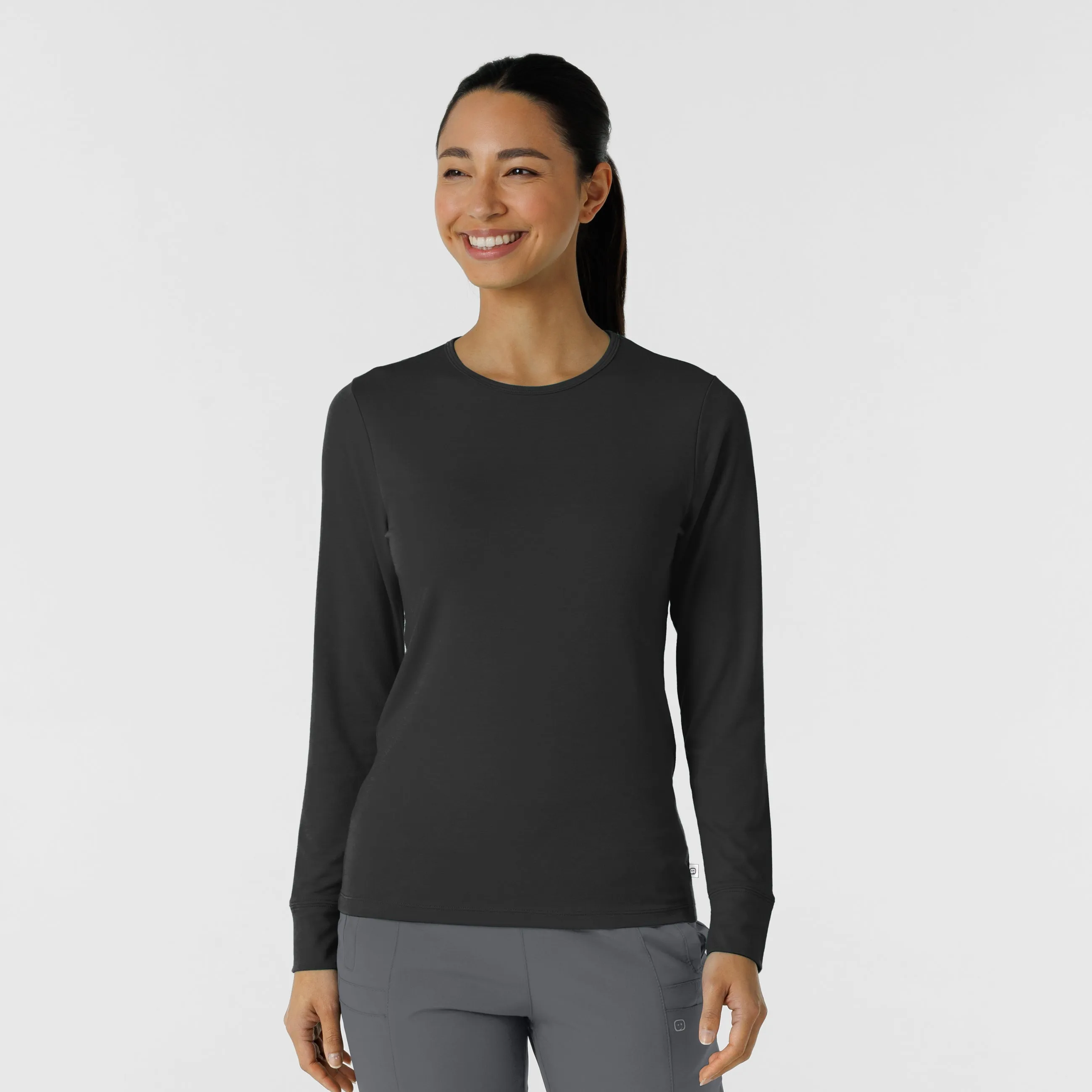 Women's 3-Pack Essential Layer Long Sleeve - Black/White/Pacific Blue