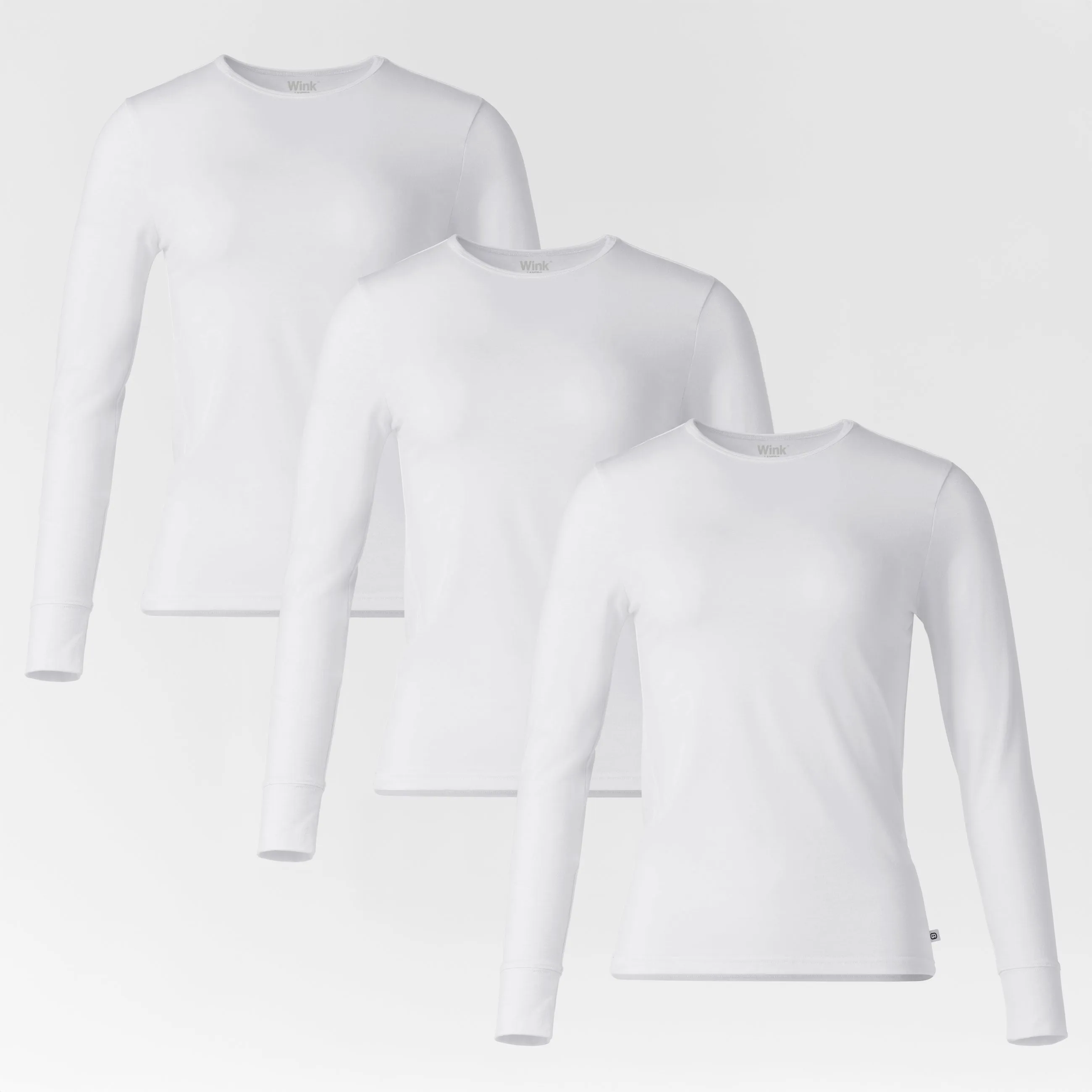 Women's 3-Pack Essential Layer Long Sleeve - White