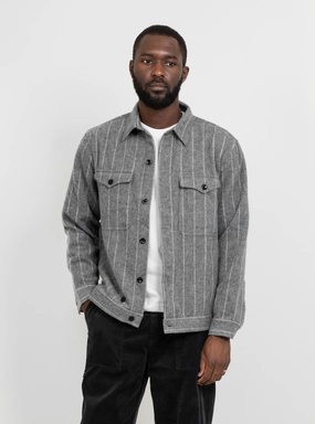 Wool CPO Shirt Grey