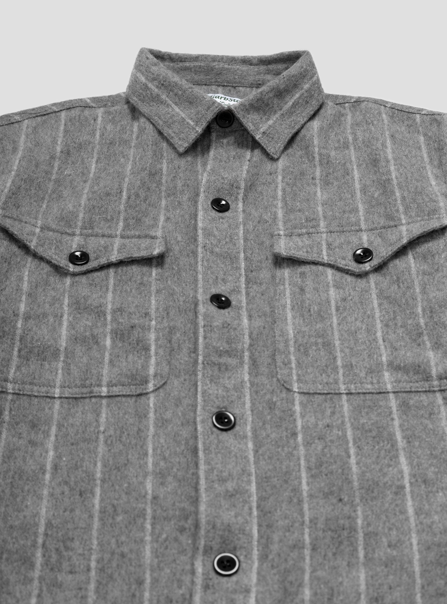 Wool CPO Shirt Grey