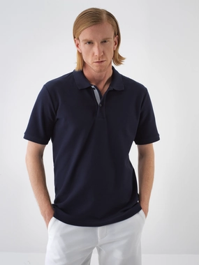 Xint Short Sleeved Navy Basic Polo