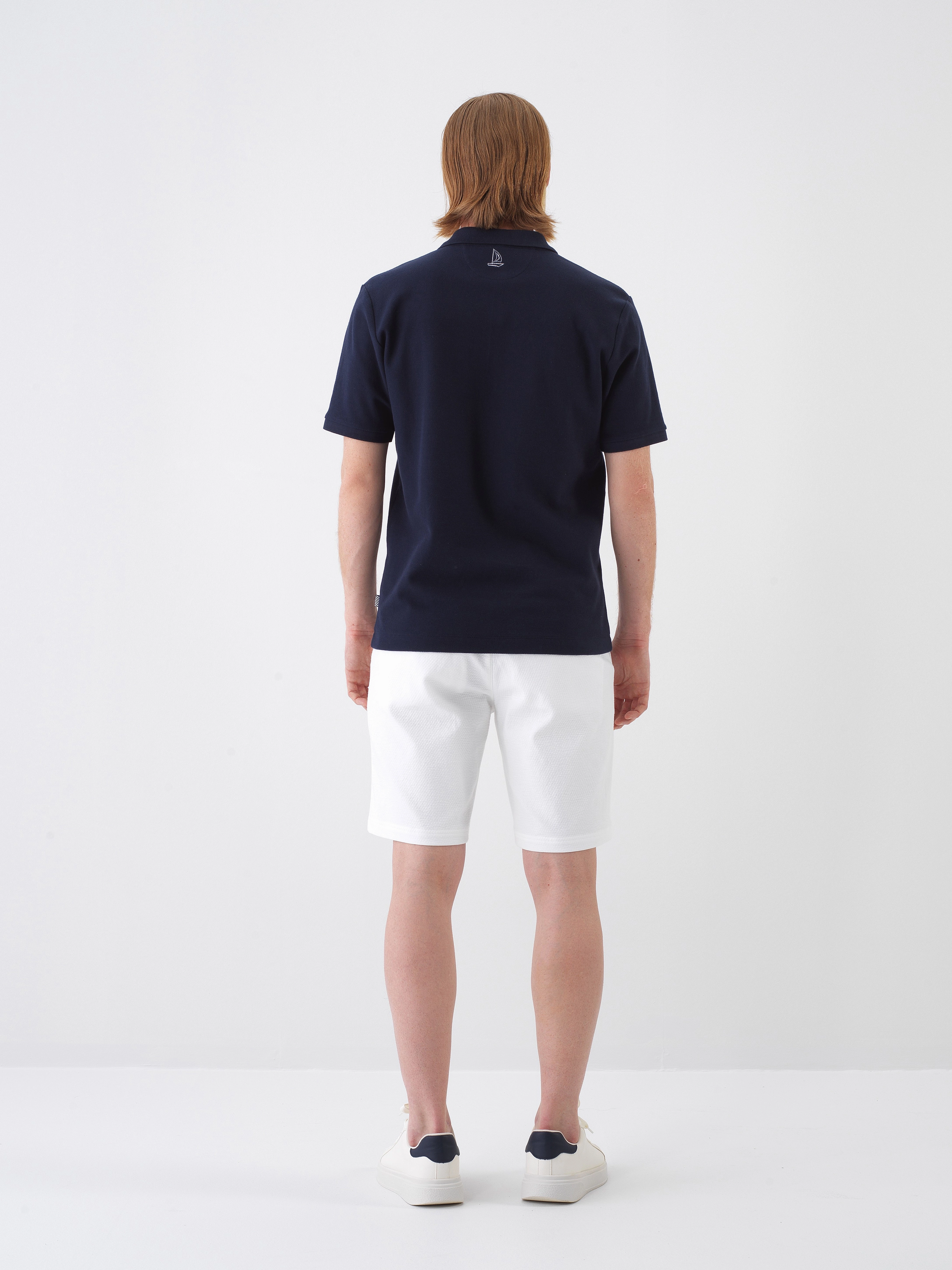 Xint Short Sleeved Navy Basic Polo