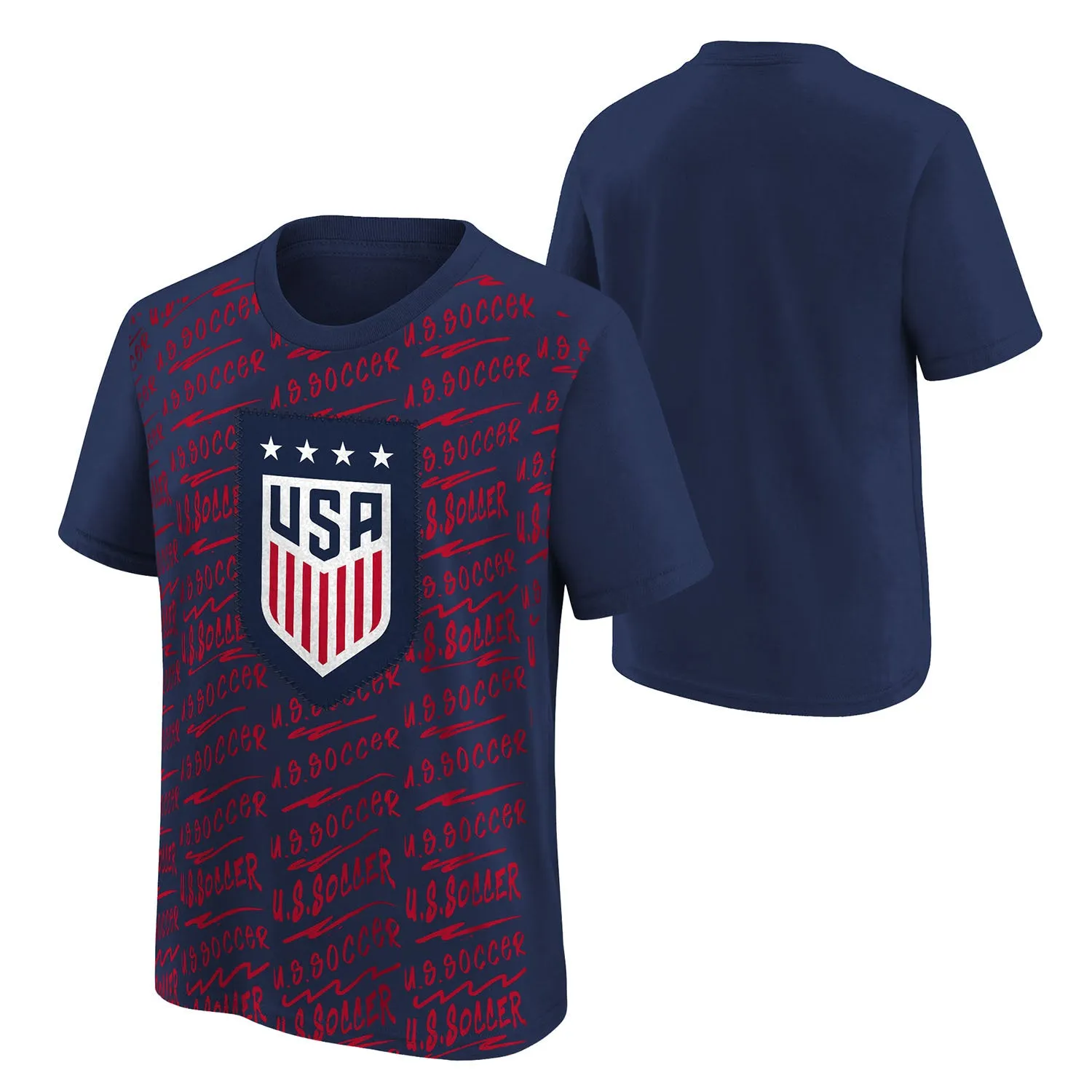 Youth Outerstuff USWNT Exemplary All Over Print Tee