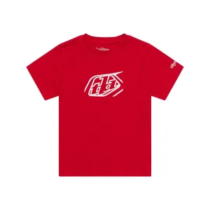 Youth Short Sleeve Tee Badge Team Red