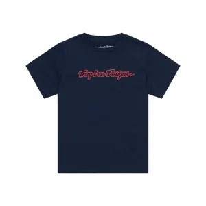 Youth Short Sleeve Tee Signature Navy