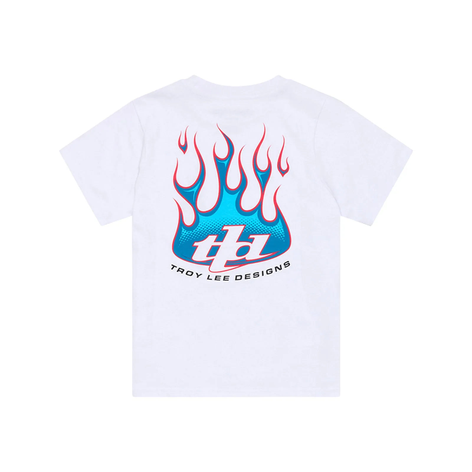 Youth Short Sleeve Tee Torched White
