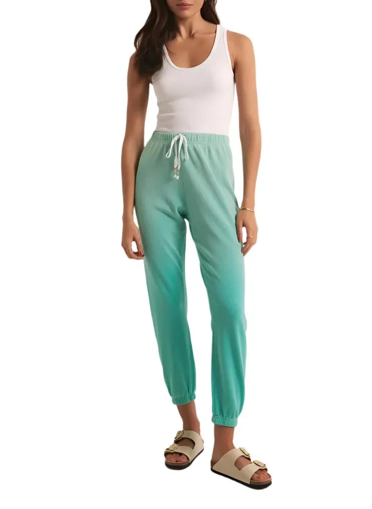 Z Supply High Tides Jogger Cabana Green