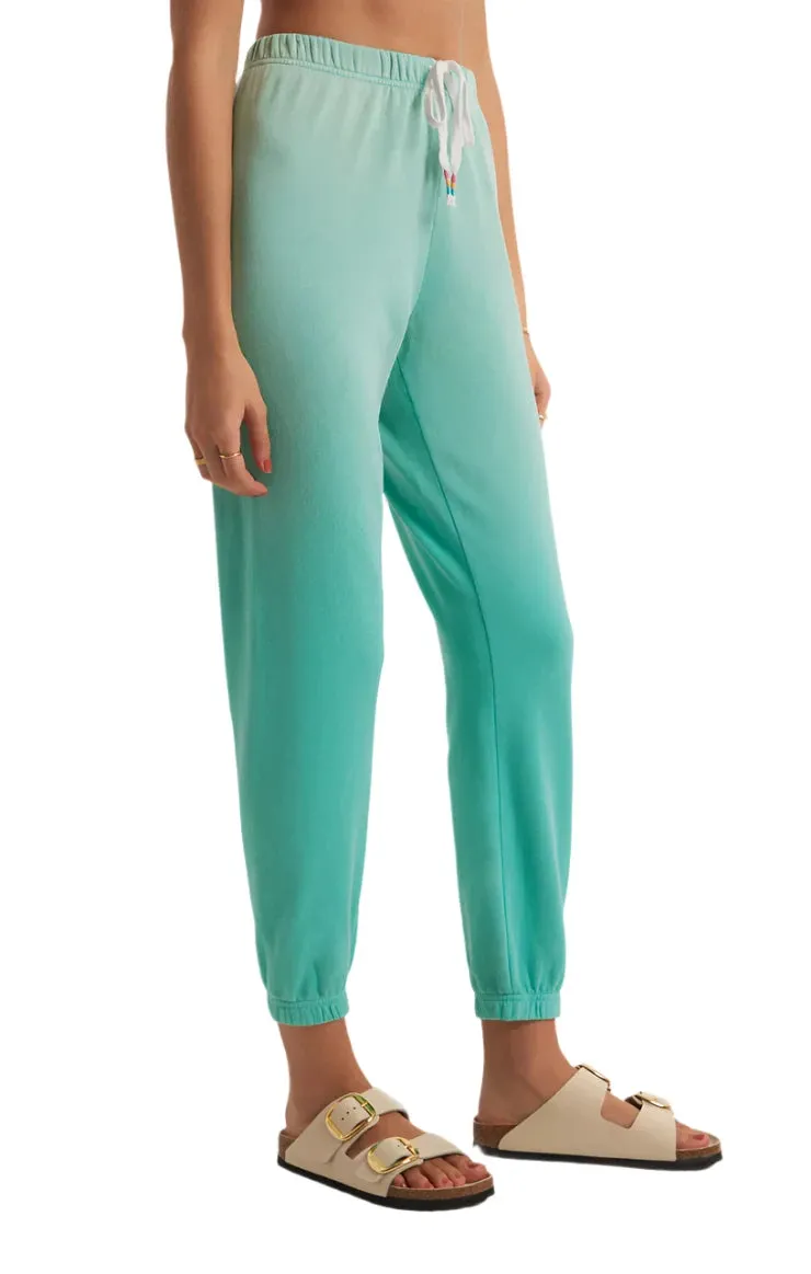 Z Supply High Tides Jogger Cabana Green